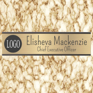 Faux Gold Office Door Sign Signs Name Plate