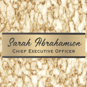 Faux Gold Office Door Sign Signs  Name Plate