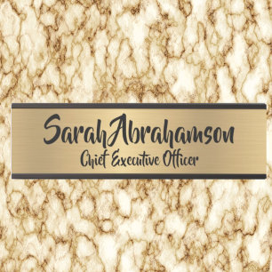 Faux Gold Office Door Sign Signs  Name Plate