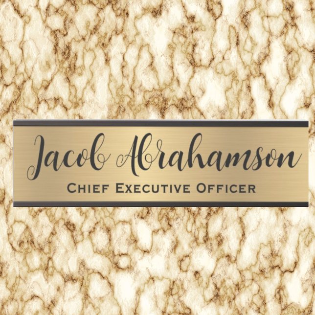 Faux Gold Office Door Sign Signs  Name Plate (Creator Uploaded)
