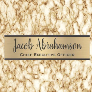 Faux Gold Office Door Sign Signs Name Plate