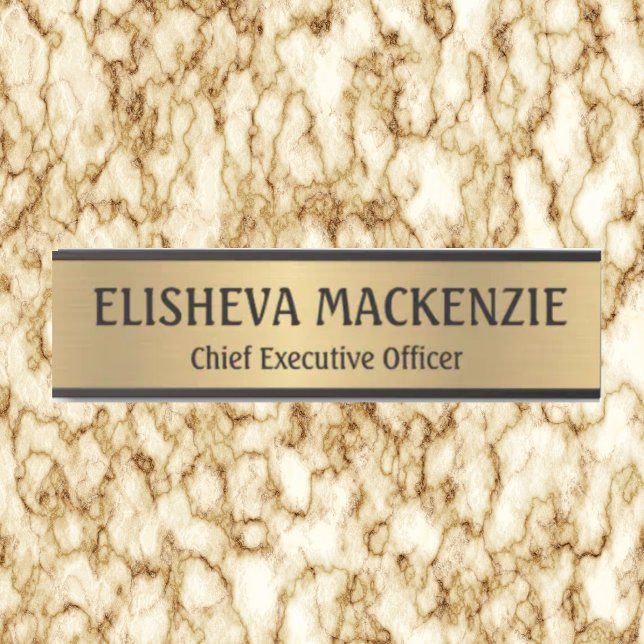 Faux Gold Office Door Sign Signs  Name Plate (Creator Uploaded)