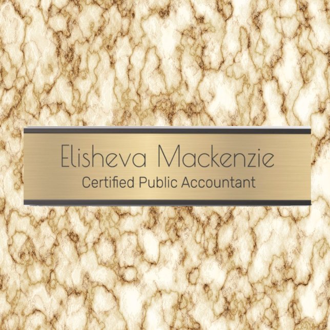 Faux Gold Office Door Sign Signs  Name Plate  (Creator Uploaded)