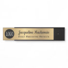Faux Gold Office Door Sign Signs Name Plate