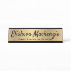 Faux Gold Office Door Sign Signs  Name Plate