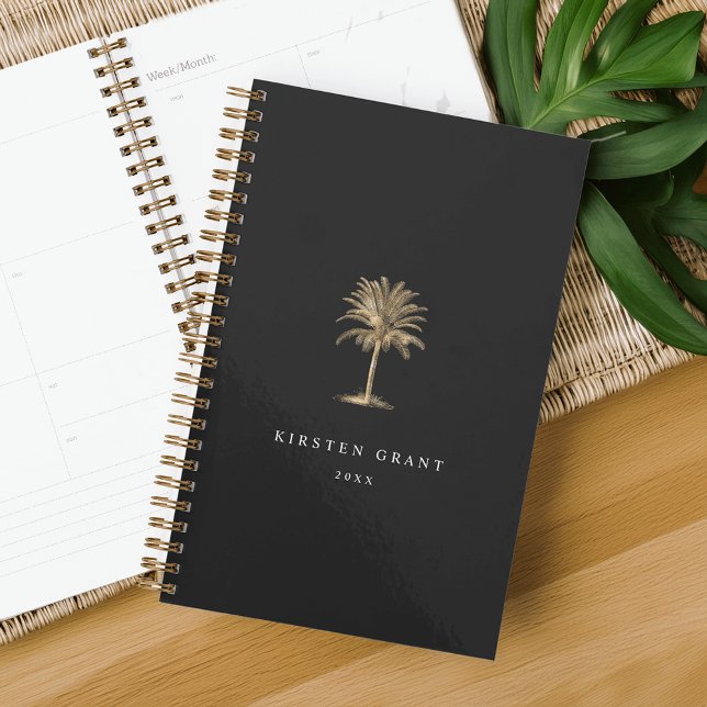 Faux Gold Palm Tree Logo Planner (Creator Uploaded)