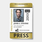 Faux Gold Photo & Logo Press ID