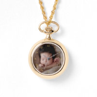Faux Gold Roman Numerals & Custom Photo