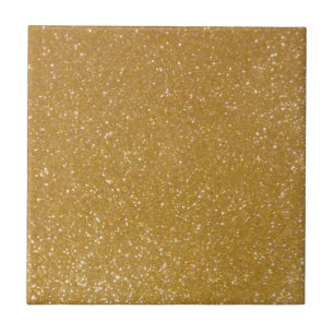 Faux gold sparkly glitter printed ceramic tiles