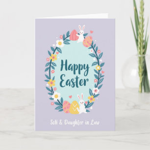 Faux Gold Springtime Greetings Card