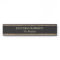 Faux Golden Wood Professional Name Plate