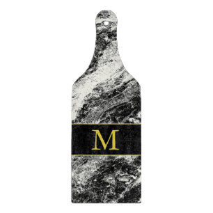 Faux Granite Monogrammed Glass Cutting Board