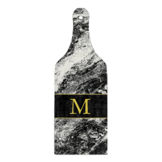 Faux Granite Monogrammed Glass Cutting Board