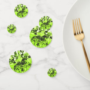 Faux Green Peridot Diamond Gemstone Confetti