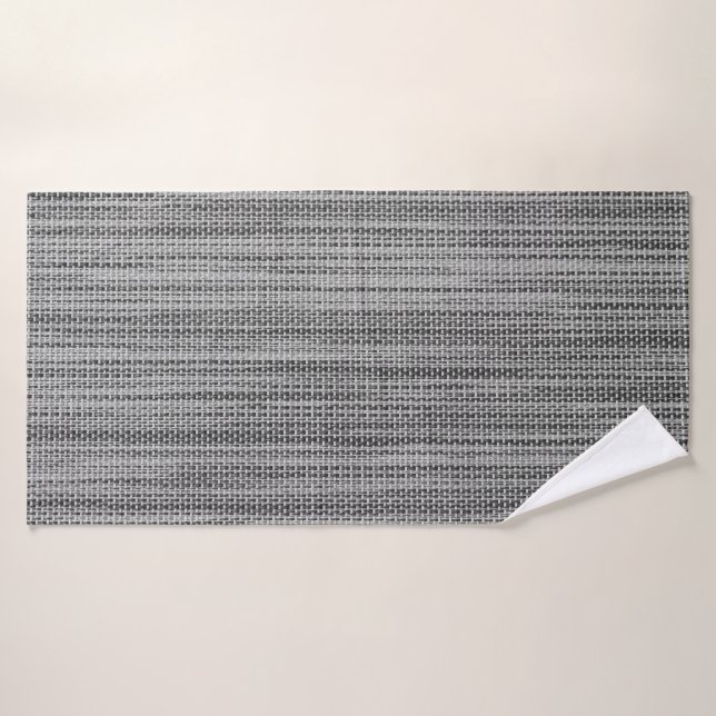 Faux Grey Fabric Bath Towel (Bath Towel)
