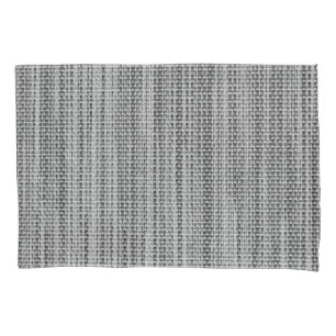 Faux Grey Fabric Design Pillow Case