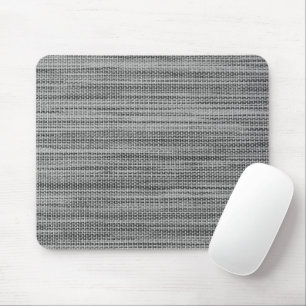 Faux Grey Fabric Mouse Pad