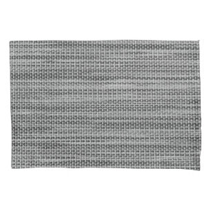 Faux Grey Fabric Pillow Case