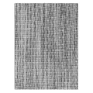 Faux Grey Fabric Tablecloth