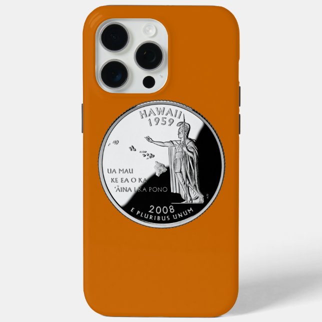 Faux Hawaii State Quarter Case-Mate iPhone Case (Back)