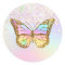faux holographic butterfly 