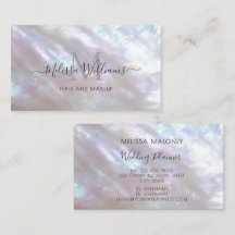 FAUX Holographic Makeup Artist Monogram