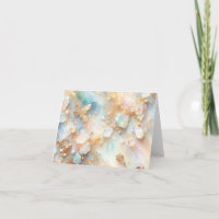 Faux Holographic Opal Moonstone Gold Butterfly