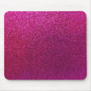 Faux Hot Pink Glitter Background Sparkle Mouse Pad