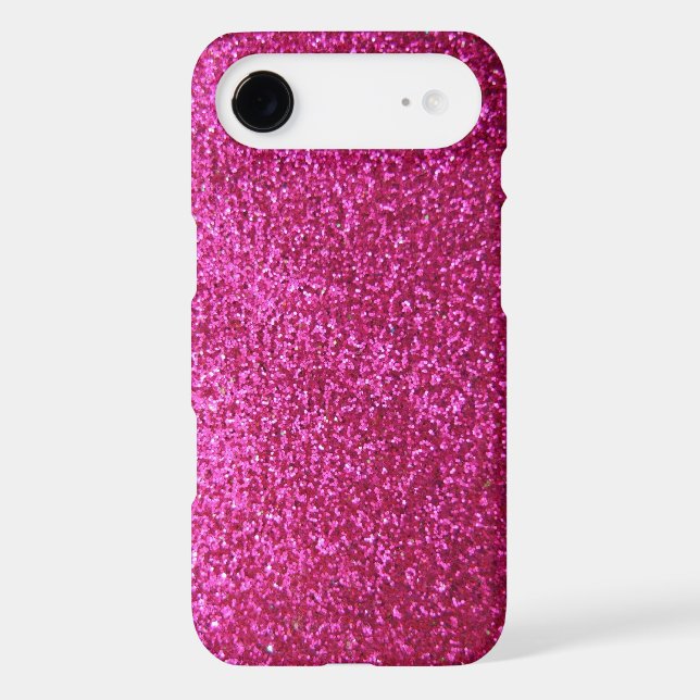 Faux Hot Pink Glitter Case-Mate iPhone Case (Back)