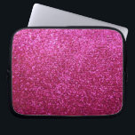 Faux Hot Pink Glitter Laptop Sleeve<br><div class="desc">NOTE: PRODUCT DOES NOT CONTAIN ACTUAL GLITTER. IT IS A GLITTER GRAPHIC. "hot pink", pink, glitter, glittery, sparkle, sparkles, sparkly, sparkley, sparkling, glittering, glitters, shiny, shine, blue, elegant, stylish, girly, girl, girls, bling, cute, fun, shiney, fashion, fashionable, trendy, soft, focus, modern, contemporary, pretty, sequin, sequins, glam, glamour, glamourous, glamour, style,...</div>