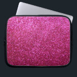 Faux Hot Pink Glitter Laptop Sleeve<br><div class="desc">NOTE: PRODUCT DOES NOT CONTAIN ACTUAL GLITTER. IT IS A GLITTER GRAPHIC. "hot pink", pink, glitter, glittery, sparkle, sparkles, sparkly, sparkley, sparkling, glittering, glitters, shiny, shine, blue, elegant, stylish, girly, girl, girls, bling, cute, fun, shiney, fashion, fashionable, trendy, soft, focus, modern, contemporary, pretty, sequin, sequins, glam, glamour, glamourous, glamour, style,...</div>