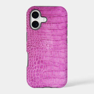 Faux Hot Pink Leather
