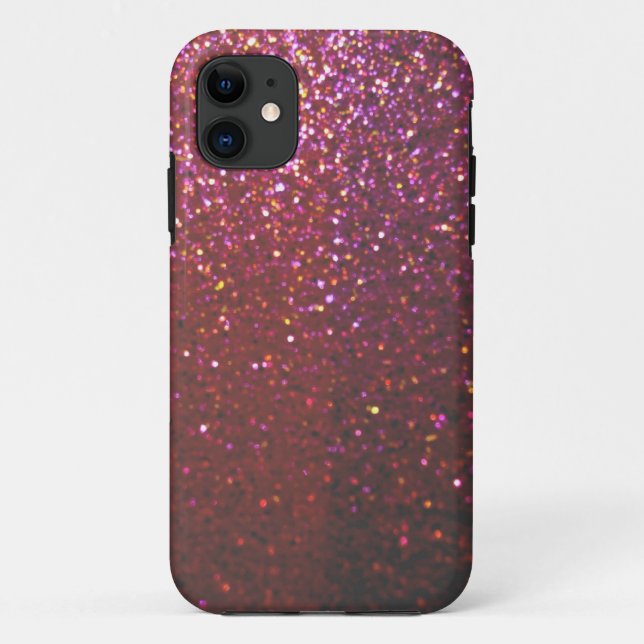 Faux Hot pink Sparkles & Glitter - Glam & Girly Case-Mate iPhone Case (Back)