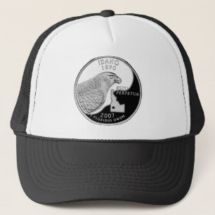 Faux Idaho State Quarter Trucker Hat