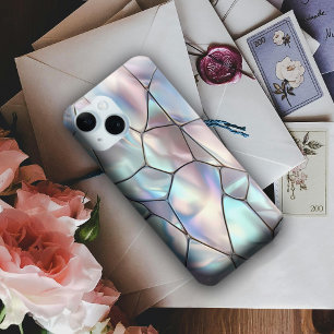 Faux Iridescent Mother+of+Pearl Case-Mate iPhone 15 Case