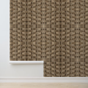 Faux Knitted Ropes Wallpaper