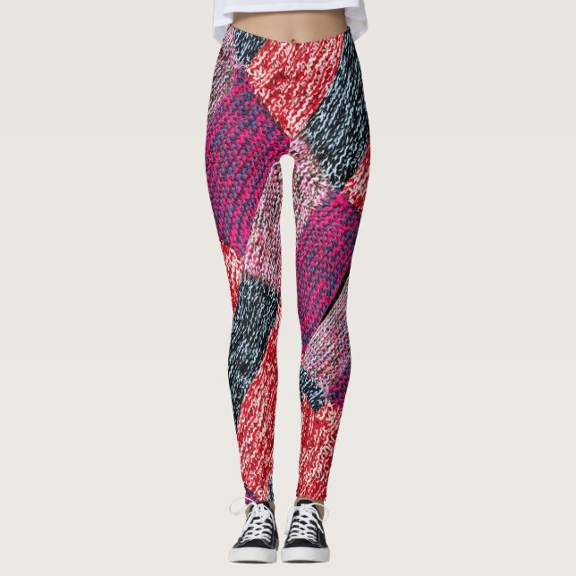 Faux Knitting Leggings (Front)