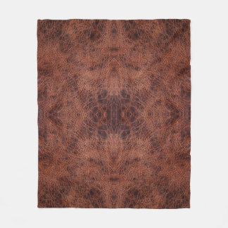 Faux Leather #1 Fleece Blanket