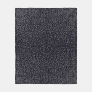 Faux Leather #2 Fleece Blanket