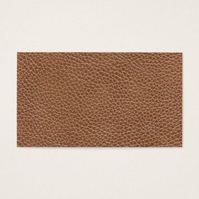 Faux Leather Natural Brown (Front)