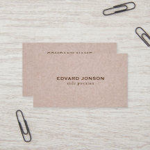 Faux Leather Texture Pattern Business Card