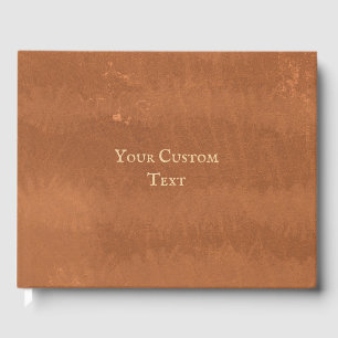 Faux Leather Vintage Antique Guest Book