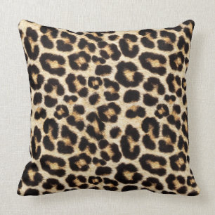 Faux Leopard Fur   Fake Fur Cushion