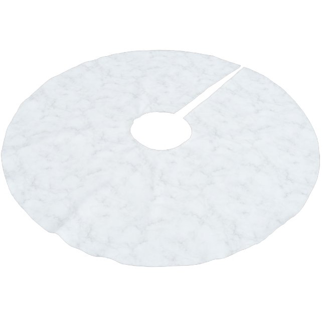 Faux Marble Brushed Polyester Tree Skirt (Angled)