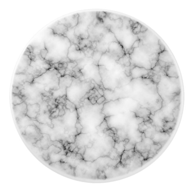 Faux Marble Door or Drawer knob (Front)