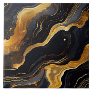 Faux marble tiled pattern ceramic tile