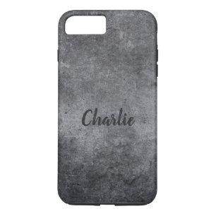 Faux Metal custom name phone cases