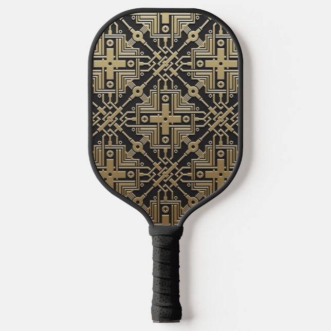 Faux Metal Pickleball Paddle (Front)