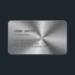 Faux Metal Steel Bioengineer Business Card<br><div class="desc">Faux Metal Steel Bioengineer Business Card.</div>