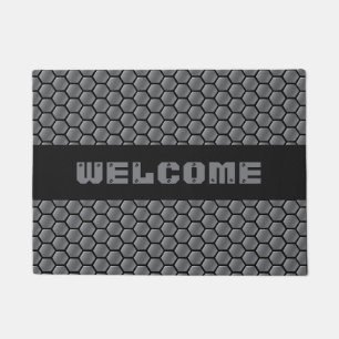Faux Metal Texture custom door mats
